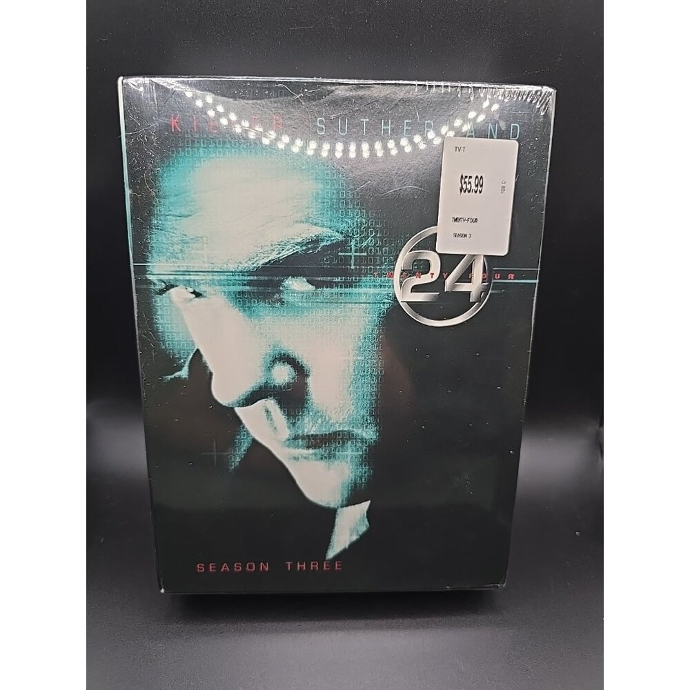 24 Season 3 DVD 2004 7-Disc Set  Kiefer Sutherland TV Show SEALED